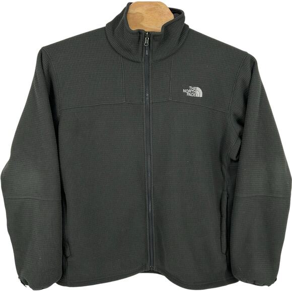 The North Face Other - Men's Grey The North Face Full-Zip Fleece Waffle Micro Grid Jacket XL